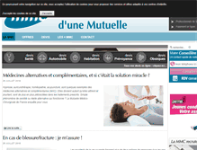 Tablet Screenshot of mutuelle-mmc.com
